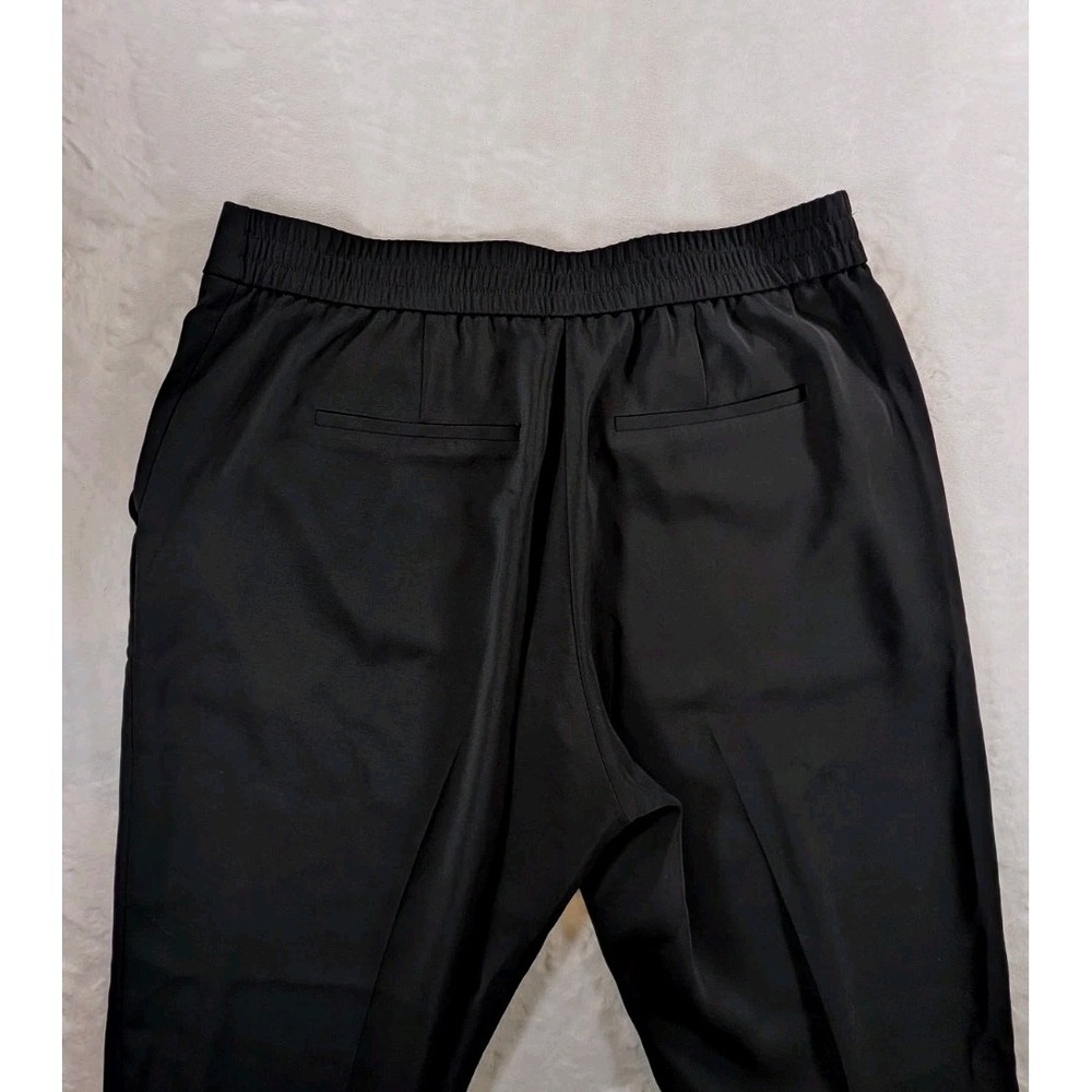Quince Womens Black Ultra-Stretch Ponte Straight Leg Pants Size 16 Office Casual - Picture 5 of 11